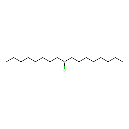 Chlorodioctylstannane structure