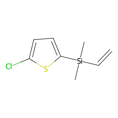 (5-氯噻吩-2-基)-乙烯基-二甲基硅烷 structure