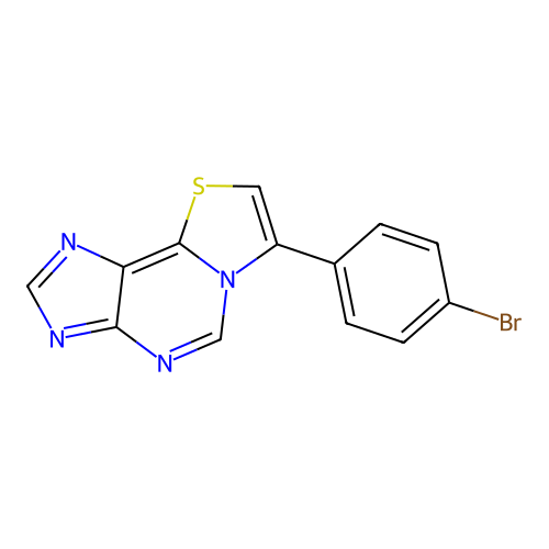 7-(4-Bromophenyl)-[1,3]thiazolo[2,3-f]purine structure