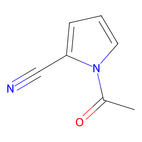 1-Acetylpyrrole-2-carbonitrile structure