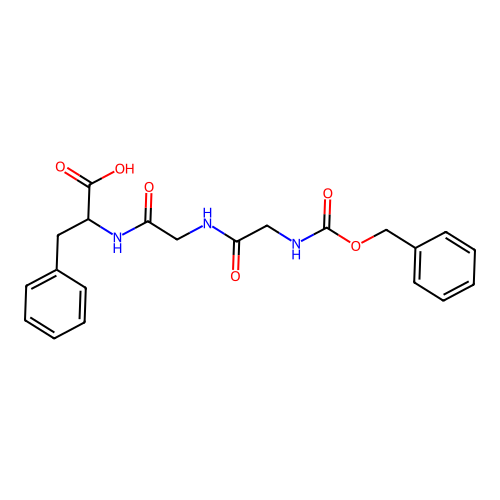 2-[2-(2-{[(Benzyloxy)carbonyl]amino}acetamido)acetamido]-3-phenylpropanoic acid structure