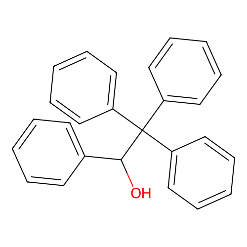 1,2,2,2-Tetraphenylethanol structure