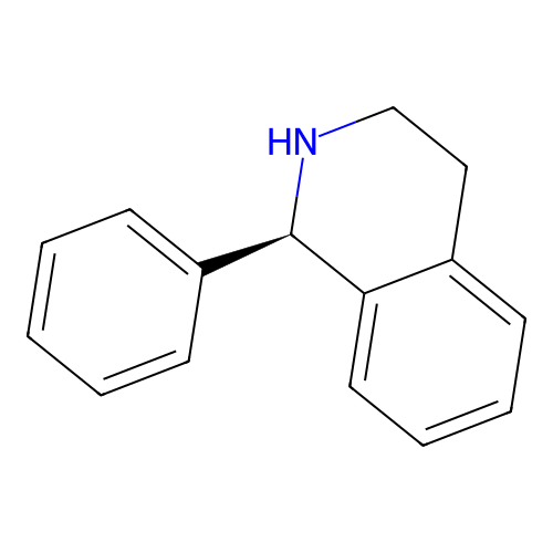 (1R)-1-phenyl-1,2,3,4-tetrahydroisoquinoline structure