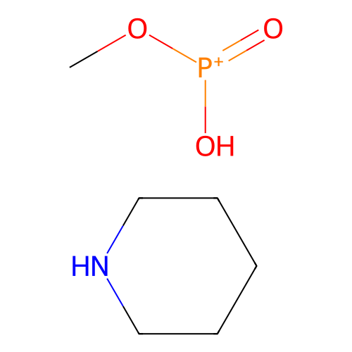 Piperidinium methylphosphite structure