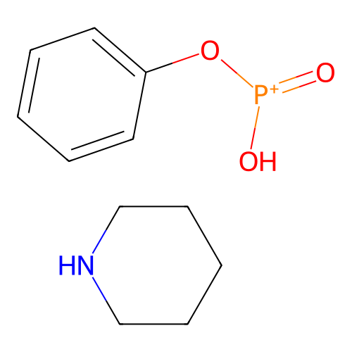 Piperidinium phenylphosphite structure