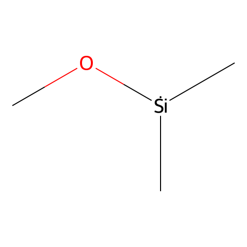 Dimethylmethoxysilane structure