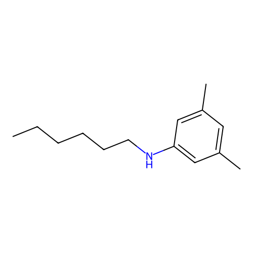 N-Hexyl-3,5-dimethylaniline structure