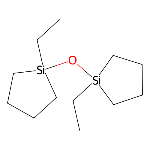 Diethylbis(tetramethylene)disiloxane structure