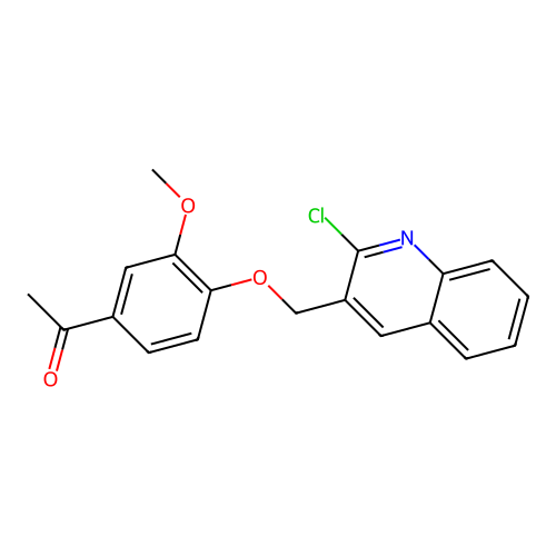 1-{4-[(2-Chloroquinolin-3-yl)methoxy]-3-methoxyphenyl}ethan-1-one structure