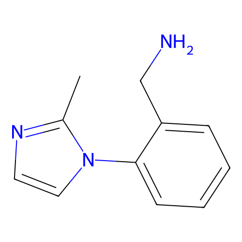 2-(2-Methyl-1H-imidazol-1-yl)benzylamine structure