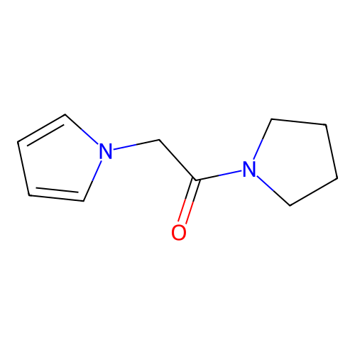 1-[2-oxo-2-(1-pyrrolidinyl)ethyl]-1H-pyrrole structure