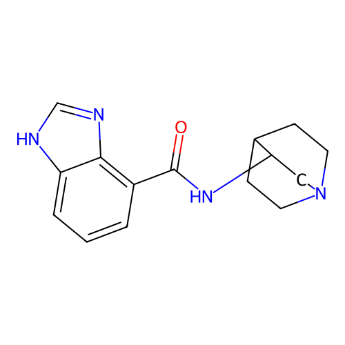 N-(Quinuclidine-3-yl)-1H-benzimidazole-4-carboxamide structure
