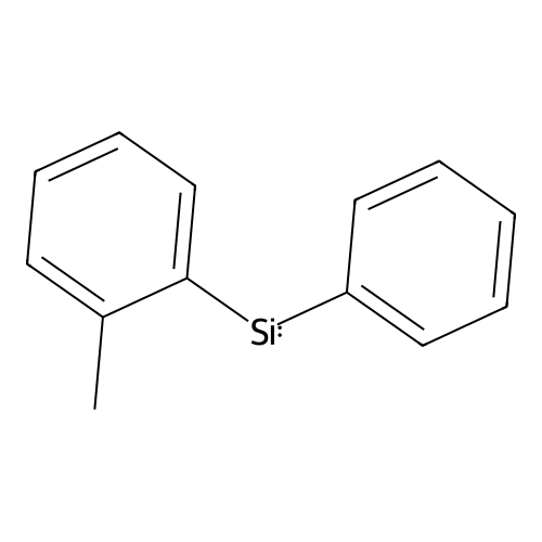 Phenyl(O-tolyl)silane structure