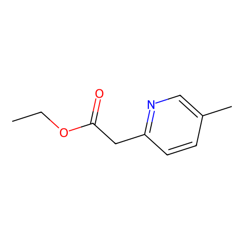 Ethyl 2-(5-methylpyridin-2-yl)acetate structure