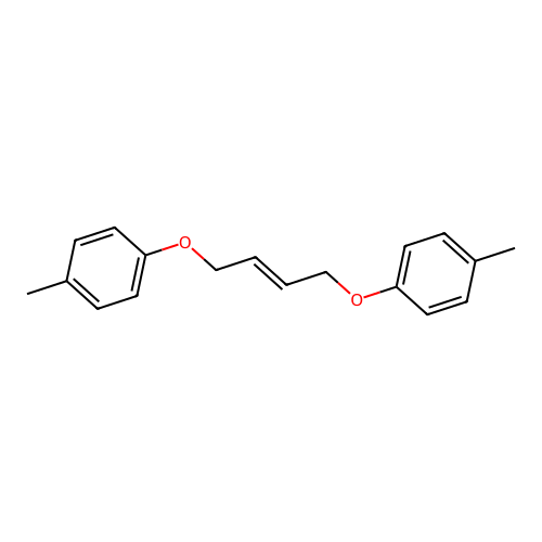1-Methyl-4-[4-(4-methylphenoxy)but-2-enoxy]benzene structure