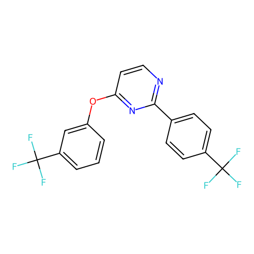 4-(3-Trifluoromethylphenoxy)-2-(4-Trifluoromethylphenyl)-Pyrimidine structure