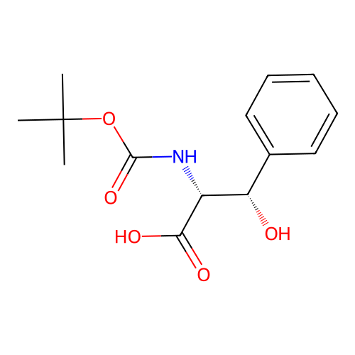 Boc-D-threo-3-phenylserine structure