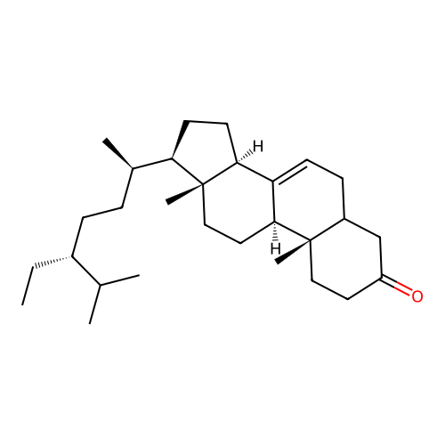 delta(7)-Stigmastenone-3 structure