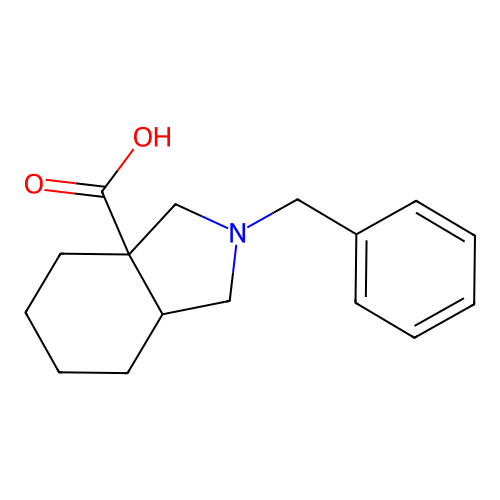 2-benzyl-octahydro-1H-isoindole-3a-carboxylic acid structure
