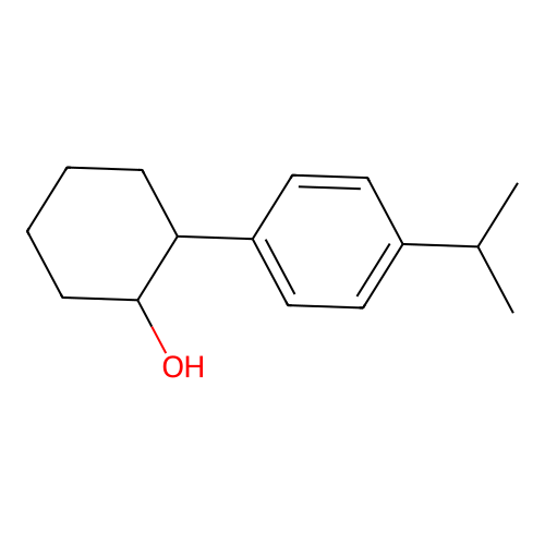 2-[4-(Propan-2-yl)phenyl]cyclohexan-1-ol structure