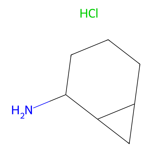 Bicyclo[4.1.0]heptan-2-amine hydrochloride structure