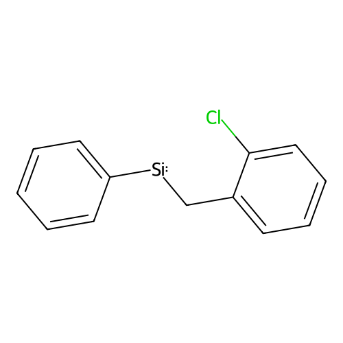(2-Chlorobenzyl)phenylsilane structure