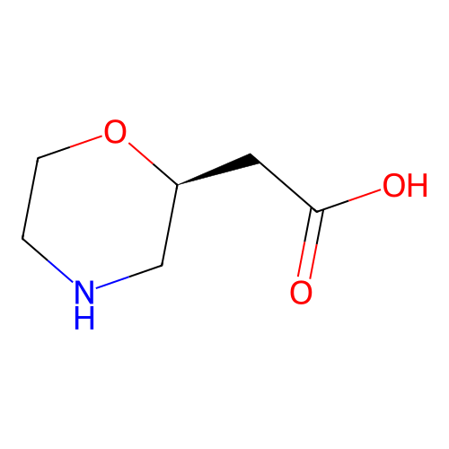 (S)-2-Morpholineacetic acid structure