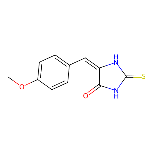 5-(4-Methoxybenzylidene)-2-thioxo-4-imidazolidinone structure