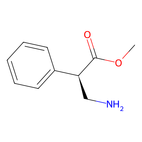 Methyl (R)-3-amino-2-phenylpropanoate structure