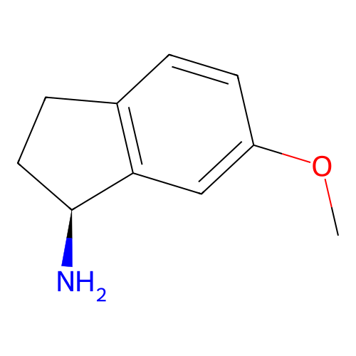 (S)-6-Methoxy-2,3-dihydro-1H-inden-1-amine structure