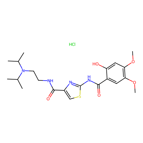 Acotiamide hydrochloride structure