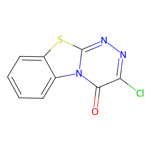 3-Chloro-[1,2,4]triazino[3,4-b][1,3]benzothiazol-4-one structure