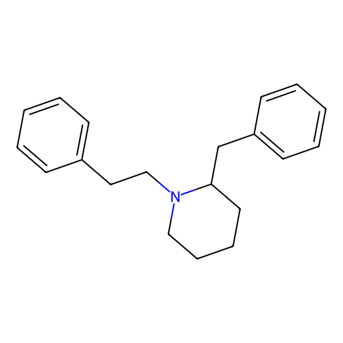 2-Benzyl-1-phenethyl-piperidine structure
