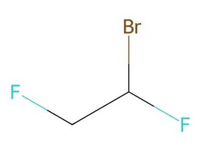1-Bromo-1,2-difluoroethane structure