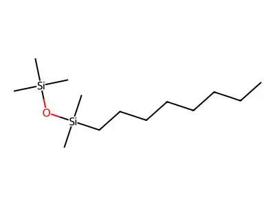 1,1,1,3,3-Pentamethyl-3-octyldisiloxane structure