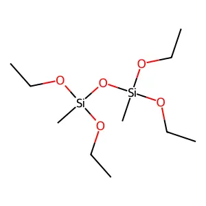 1,1,3,3-四乙氧基-1,3-二甲基二硅氧烷 structure