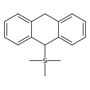 Silane, (9,10-dihydro-9-anthracenyl)trimethyl- structure