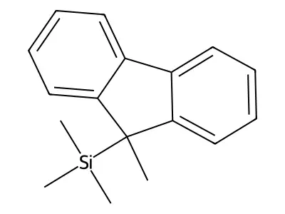 9-Methyl-9-(trimethylsilyl)fluorene structure