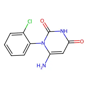 6-amino-1-(2-chlorophenyl)pyrimidine-2,4(1H,3H)-dione structure