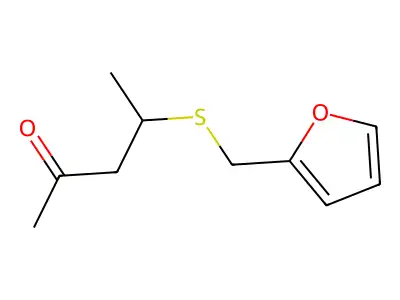4-Furfurylthio-2-pentanone structure