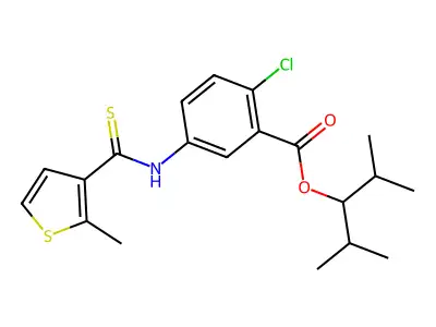 Thiophenecarbothioanilide deriv. structure