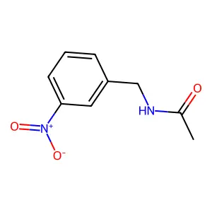 N-[(3-硝基苯基)甲基]乙酰胺 structure