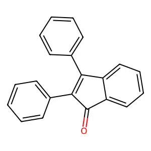 2,3-diphenyl-1H-inden-1-one structure
