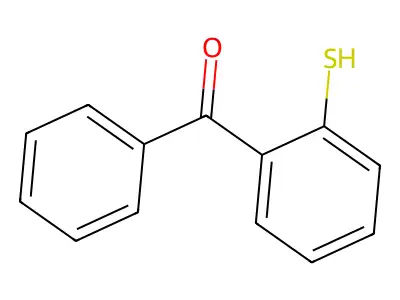 2-Mercaptobenzophenone structure