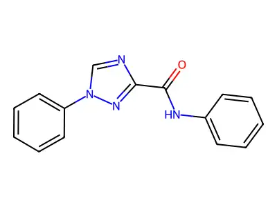 N,1-diphenyl-1,2,4-triazole-3-carboxamide structure