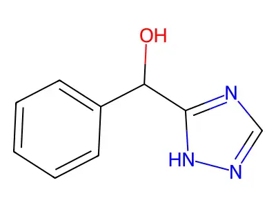 alpha-Phenyl-1H-1,2,4-triazole-5-methanol structure