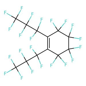 Perfluoro(1,2-dipropylcyclohexene) structure