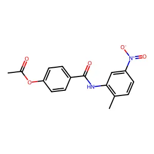 4-乙酰氧基-N-(2-甲基-5-硝基苯基)苯甲酰胺 structure