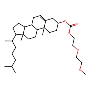 胆甾-5-烯-3-醇(3β)-3-(2-(2-甲氧基乙氧基)乙基碳酸酯) structure