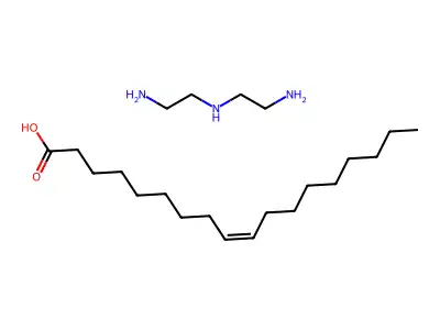N'-(2-aminoethyl)ethane-1,2-diamine;octadec-9-enoic acid structure